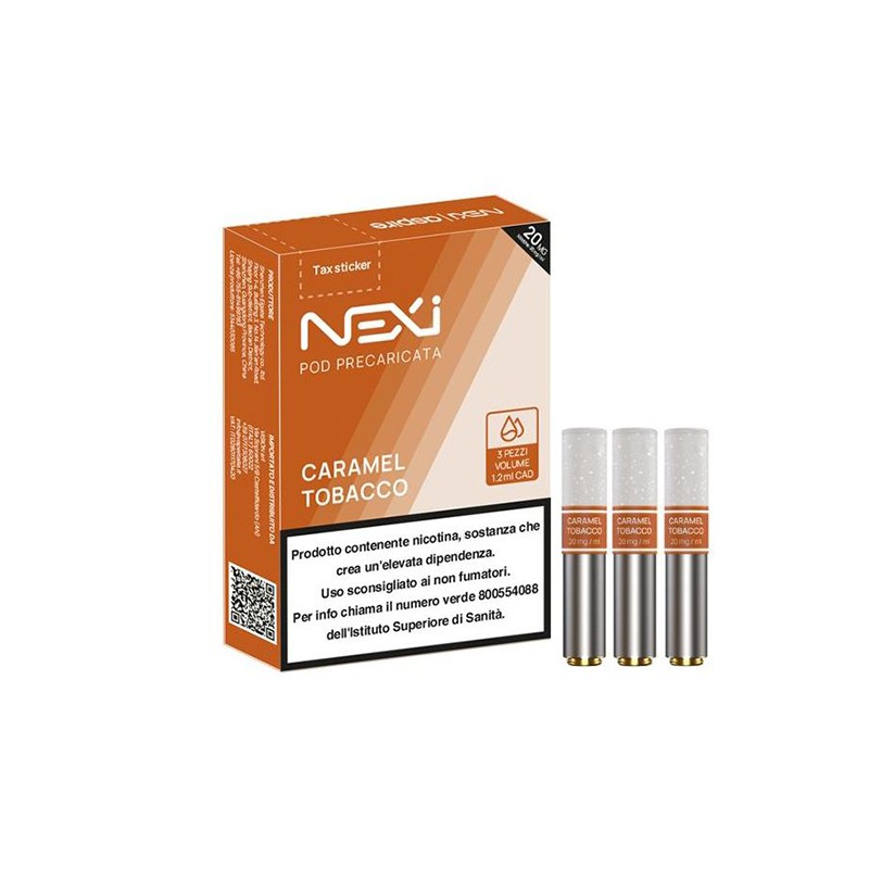 ASPIRE Nexi Pod Precaricata CARAMEL TOBACCO 3pz