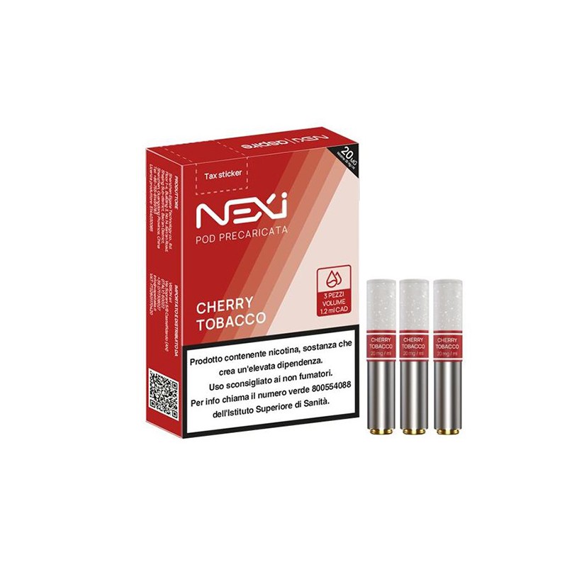 ASPIRE Nexi Pod Precaricata CHERRY TOBACCO 3pz