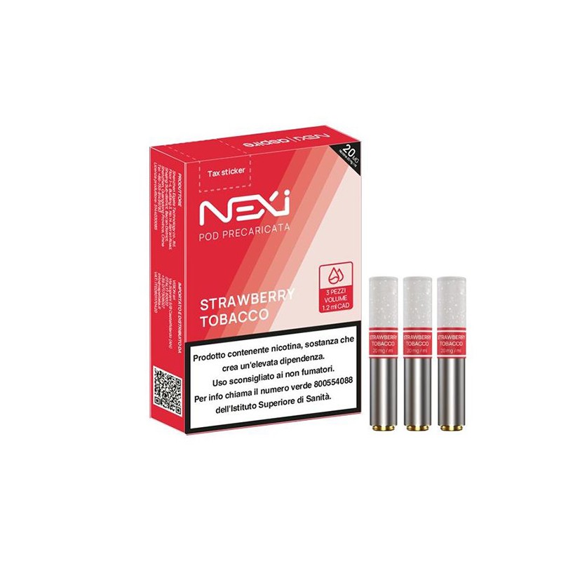 ASPIRE Nexi Pod Precaricata STRAWBERRY TOBACCO 3pz