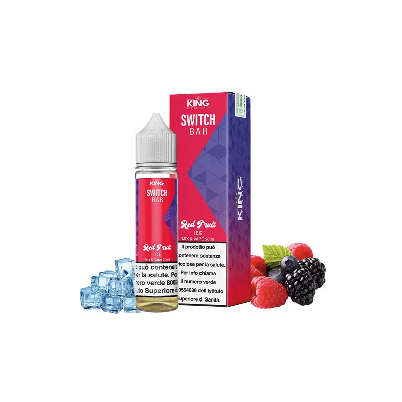 SWITCH BAR Red Fruit Ice - Liquido Mix&Vape 20+40 SWITCH BAR Red Fruit Ice - Liquido Mix&Vape 20+40